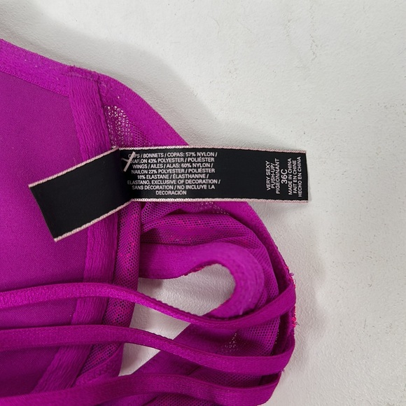 Victoria's Secret Very Sexy Push-Up Front Clasp Lace Bra Size 36C Purple… - Picture 5 of 5